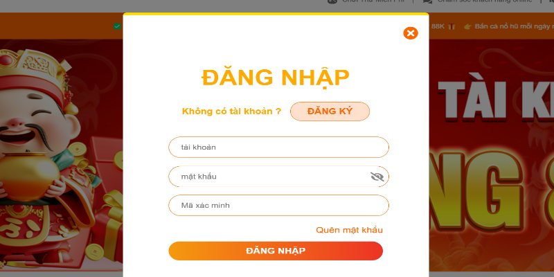 Đăng nhập vào tài khoản game