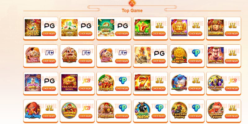 Kho tàng game siêu lớn tại nhà cái